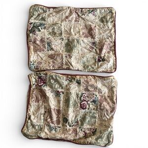 JCP Home Lace Patchwork Quilted Pillow Shams